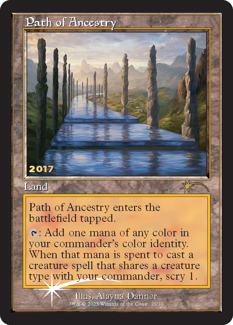 Path of Ancestry (P30A-025) - 30th Anniversary Play Promos Foil - Premium MTG Single from Wizards of the Coast - Just $0.13! Shop now at Game Crave Tournament Store