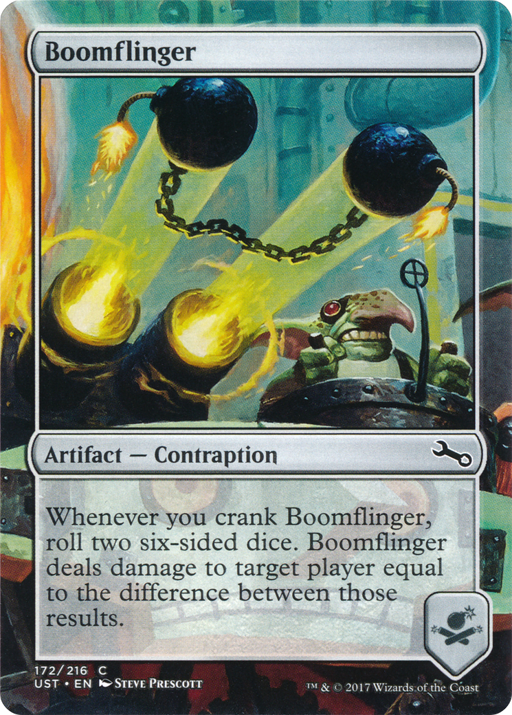 Boomflinger (UST-172) - Unstable (Borderless) Foil - Premium MTG Single from Wizards of the Coast - Just $0.09! Shop now at Game Crave Tournament Store
