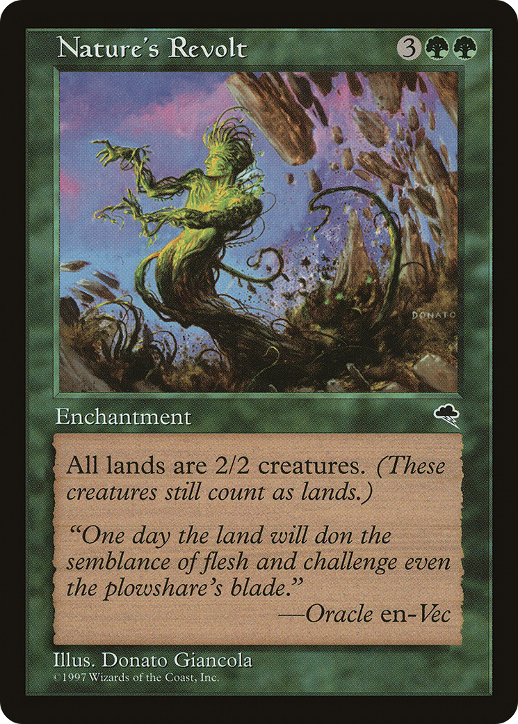 Nature's Revolt (TMP-240) - Tempest - Premium MTG Single from Wizards of the Coast - Just $1.35! Shop now at Game Crave Tournament Store