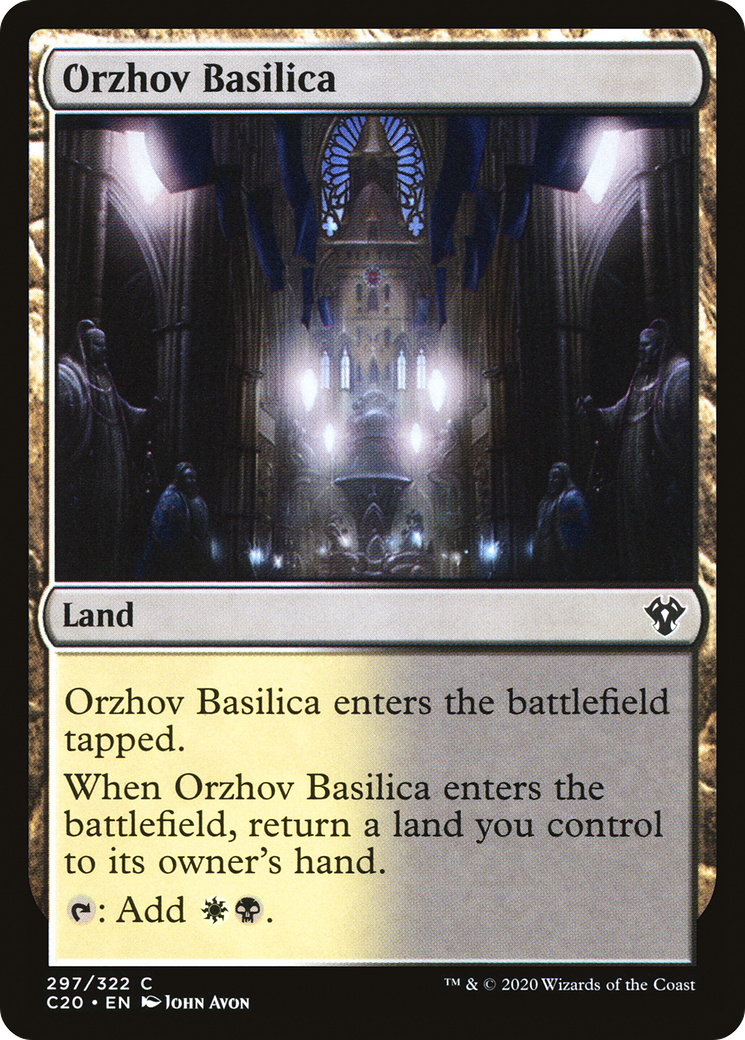 Orzhov Basilica (C20-297) - Commander 2020 - Premium MTG Single from Wizards of the Coast - Just $0.08! Shop now at Game Crave Tournament Store