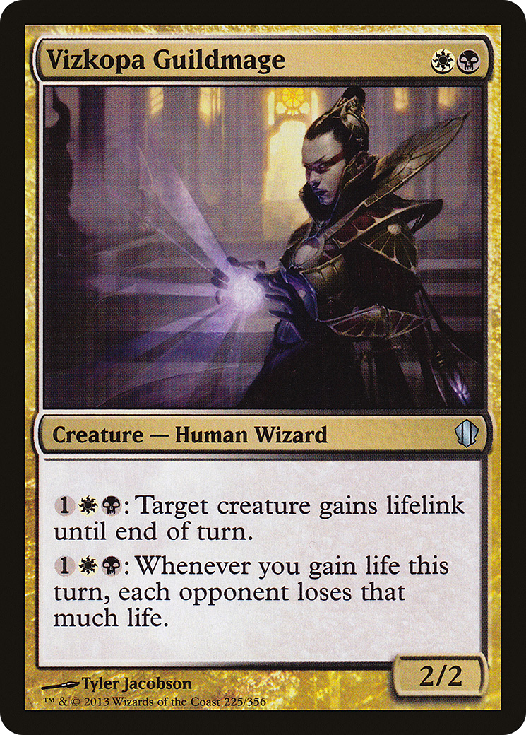 Vizkopa Guildmage (C13-225) - Commander 2013 - Premium MTG Single from Wizards of the Coast - Just $0.12! Shop now at Game Crave Tournament Store