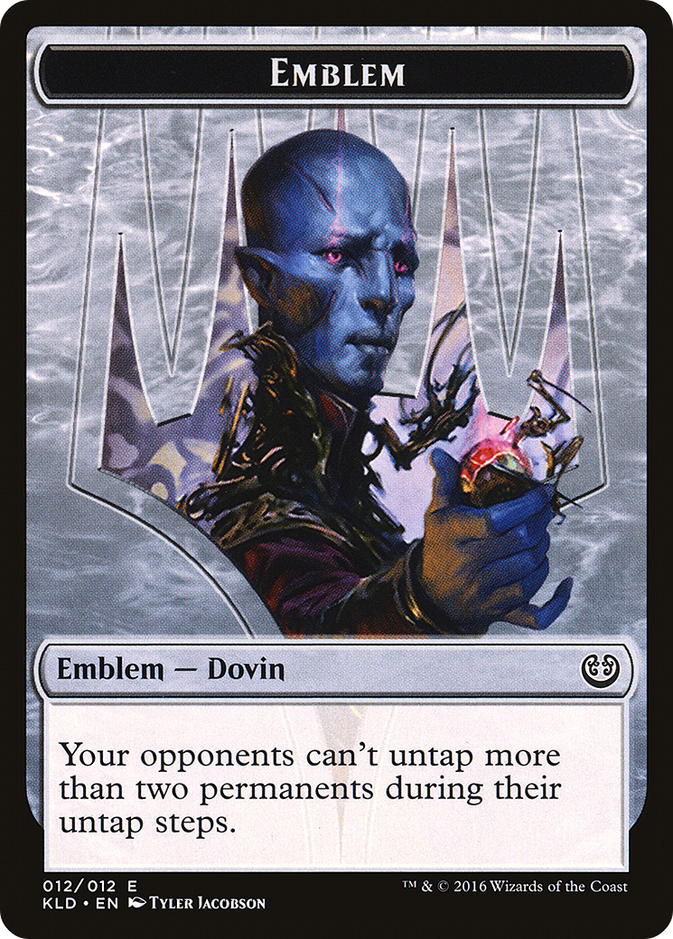Dovin Baan Emblem (TKLD-012) - Kaladesh Tokens - Premium MTG Single from Wizards of the Coast - Just $0.08! Shop now at Game Crave Tournament Store