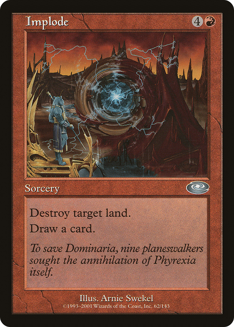 Implode (PLS-062) - Planeshift Foil - Premium MTG Single from Wizards of the Coast - Just $0.79! Shop now at Game Crave Tournament Store