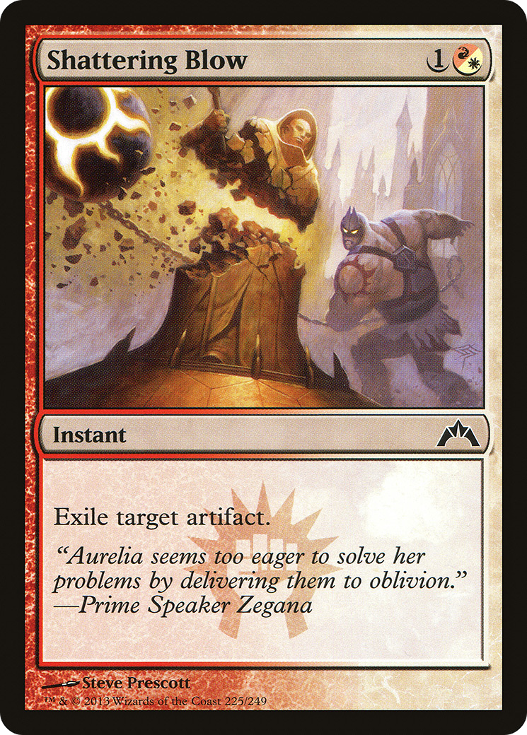 Shattering Blow (GTC-225) - Gatecrash Foil - Premium MTG Single from Wizards of the Coast - Just $0.28! Shop now at Game Crave Tournament Store