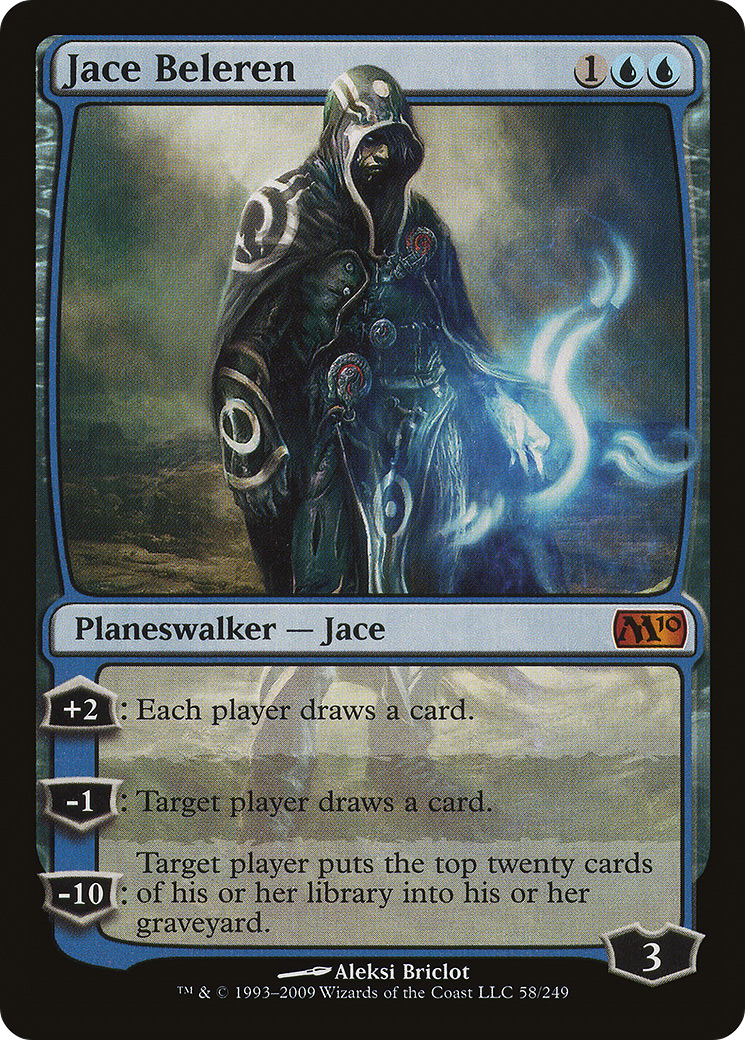 Jace Beleren (M10-058) - Magic 2010 - Premium MTG Single from Wizards of the Coast - Just $1.65! Shop now at Game Crave Tournament Store