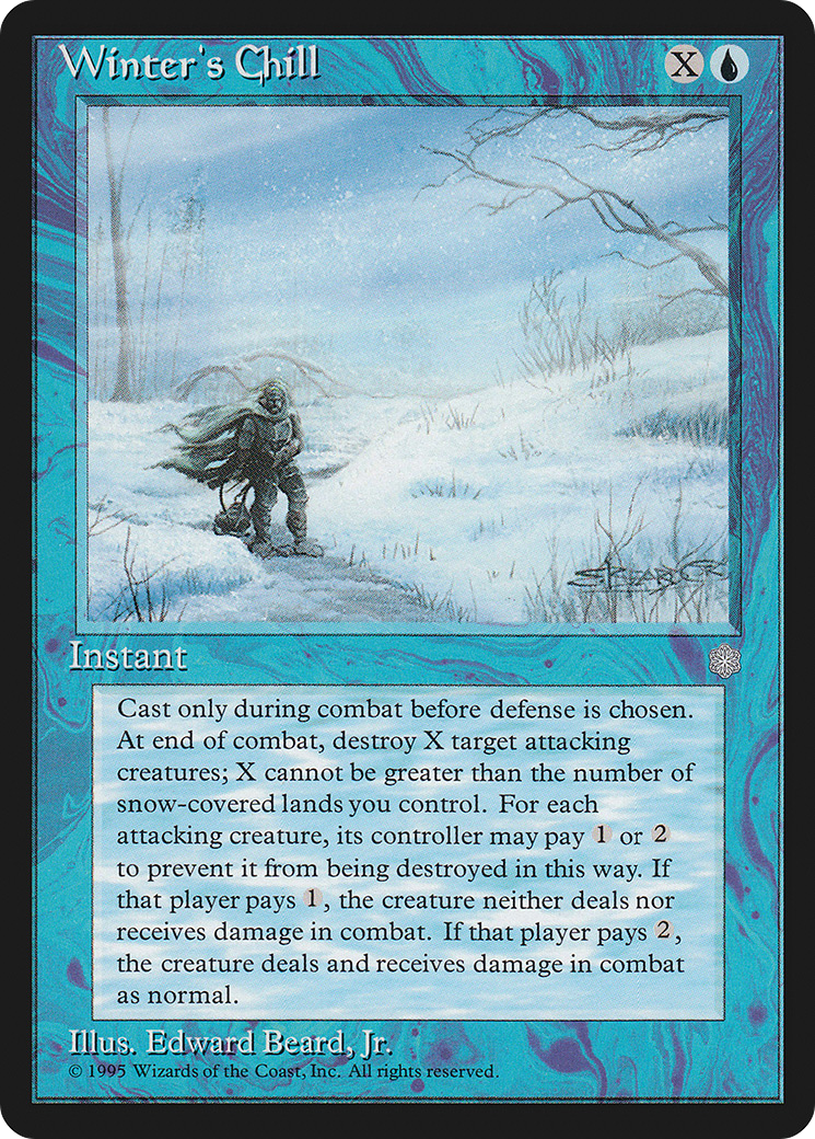 Winter's Chill (ICE-107) - Ice Age - Premium MTG Single from Wizards of the Coast - Just $0.67! Shop now at Game Crave Tournament Store