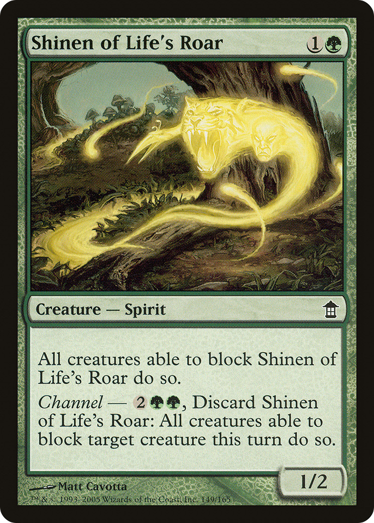 Shinen of Life's Roar (SOK-149) - Saviors of Kamigawa - Premium MTG Single from Wizards of the Coast - Just $0.08! Shop now at Game Crave Tournament Store