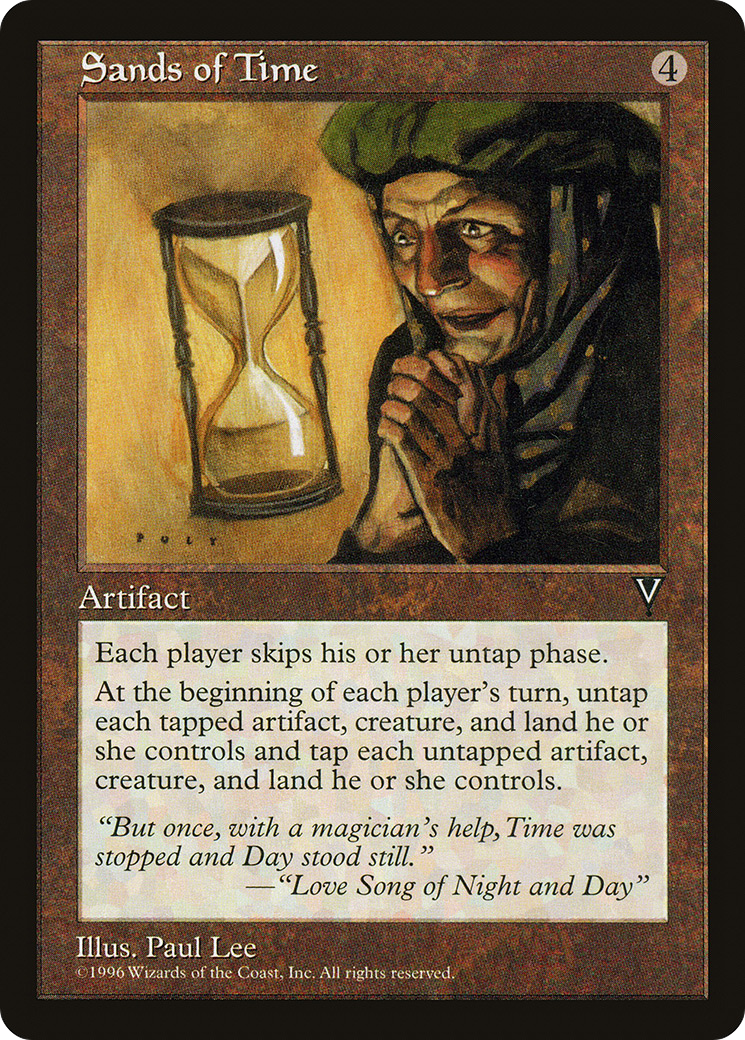 Sands of Time (VIS-153) - Visions - Premium MTG Single from Wizards of the Coast - Just $0.89! Shop now at Game Crave Tournament Store