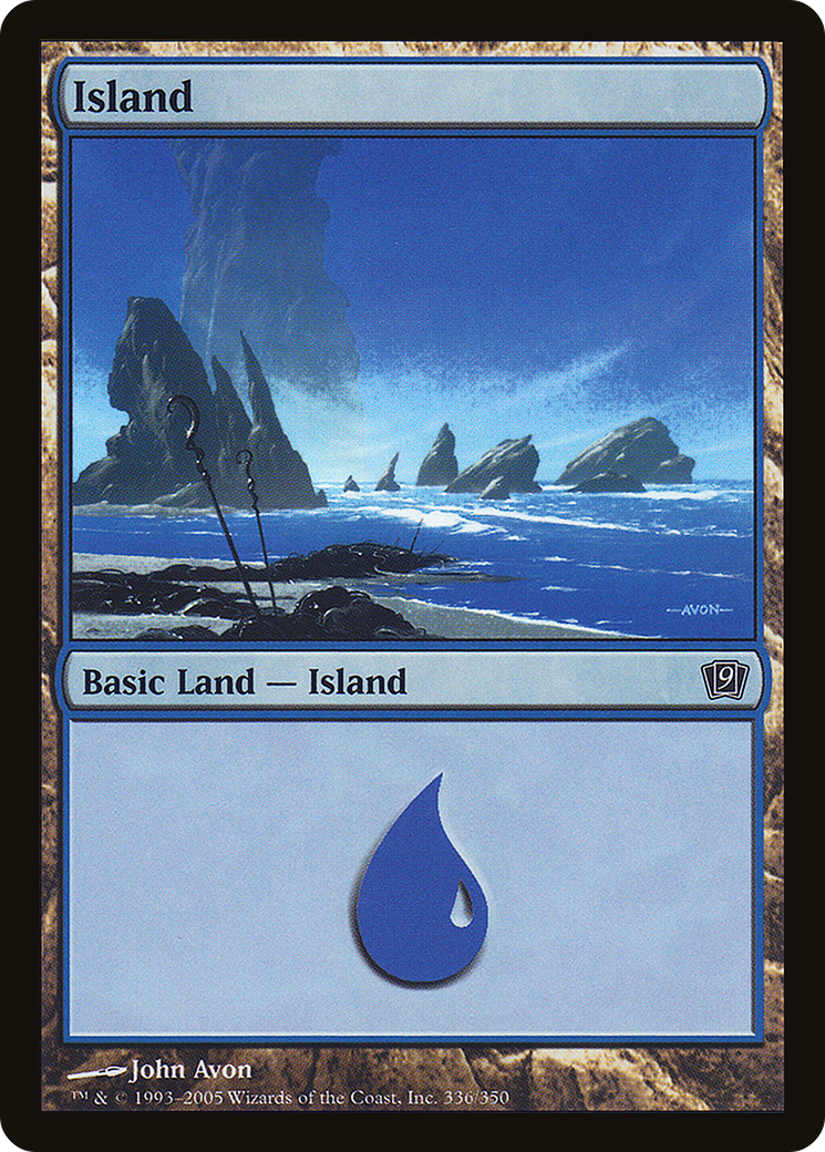 Island (9ED-336★) - Ninth Edition Foil - Premium MTG Single from Wizards of the Coast - Just $0.57! Shop now at Game Crave Tournament Store