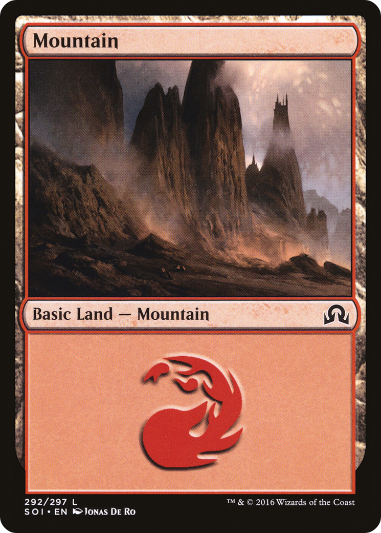 Mountain (SOI-292) - Shadows over Innistrad - Premium MTG Single from Wizards of the Coast - Just $0.25! Shop now at Game Crave Tournament Store