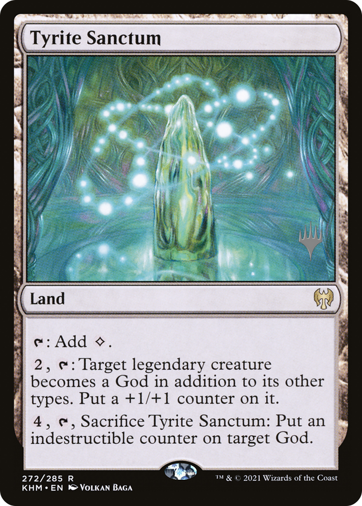 Tyrite Sanctum (PKHM-272P) - Kaldheim Promos Foil - Premium MTG Single from Wizards of the Coast - Just $0.41! Shop now at Game Crave Tournament Store