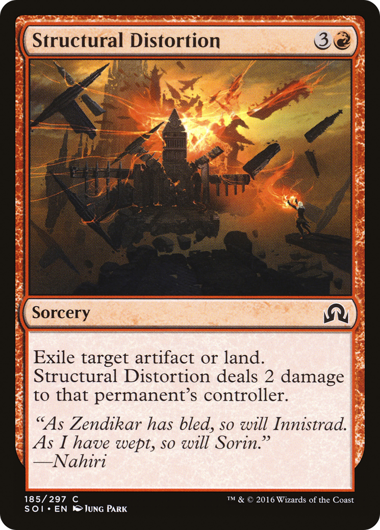 Structural Distortion (SOI-185) - Shadows over Innistrad Foil - Premium MTG Single from Wizards of the Coast - Just $0.08! Shop now at Game Crave Tournament Store