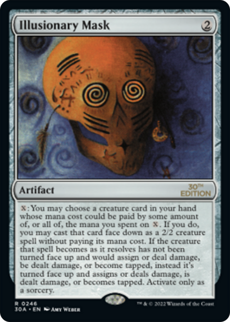 Illusionary Mask (30A-246) - 30th Anniversary Edition - Premium MTG Single from Wizards of the Coast - Just $70! Shop now at Game Crave Tournament Store