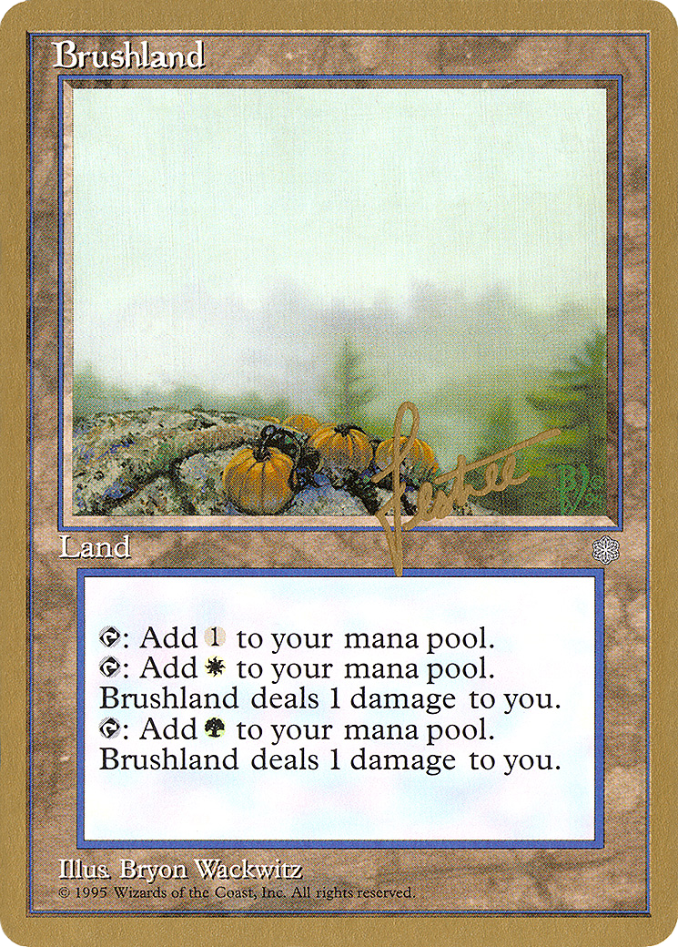 Brushland (PTC-BL352) - Pro Tour Collector Set - Premium MTG Single from Wizards of the Coast - Just $1.84! Shop now at Game Crave Tournament Store
