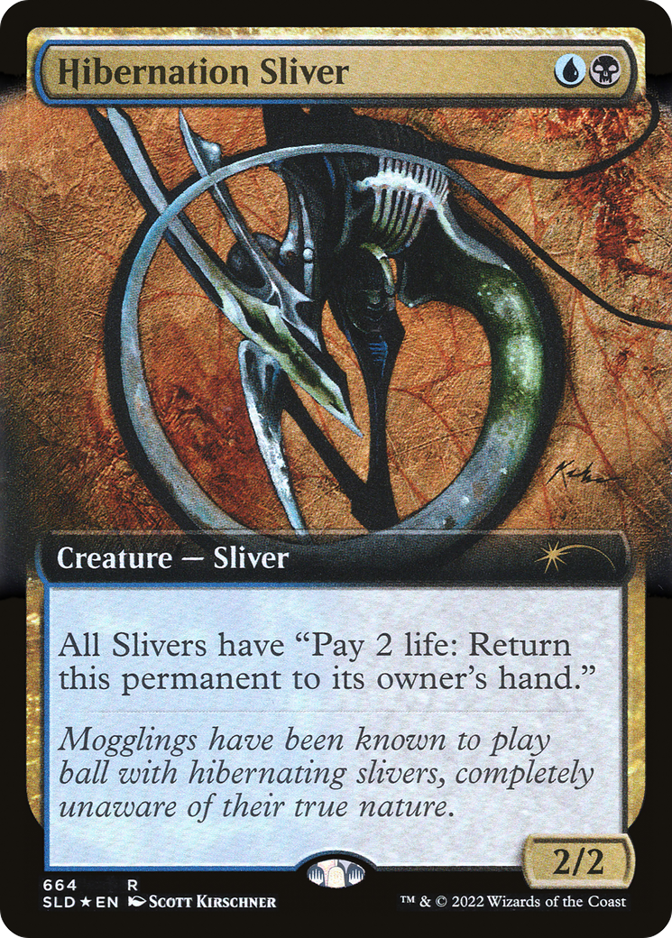 Hibernation Sliver (SLD-664) - Secret Lair Drop: (Extended Art) Foil - Premium MTG Single from Wizards of the Coast - Just $1.13! Shop now at Game Crave Tournament Store