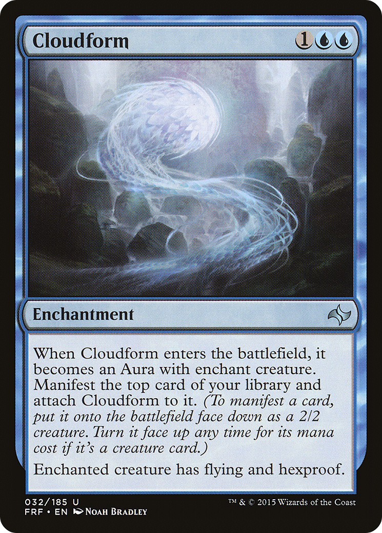 Cloudform (FRF-032) - Fate Reforged Foil - Premium MTG Single from Wizards of the Coast - Just $0.71! Shop now at Game Crave Tournament Store