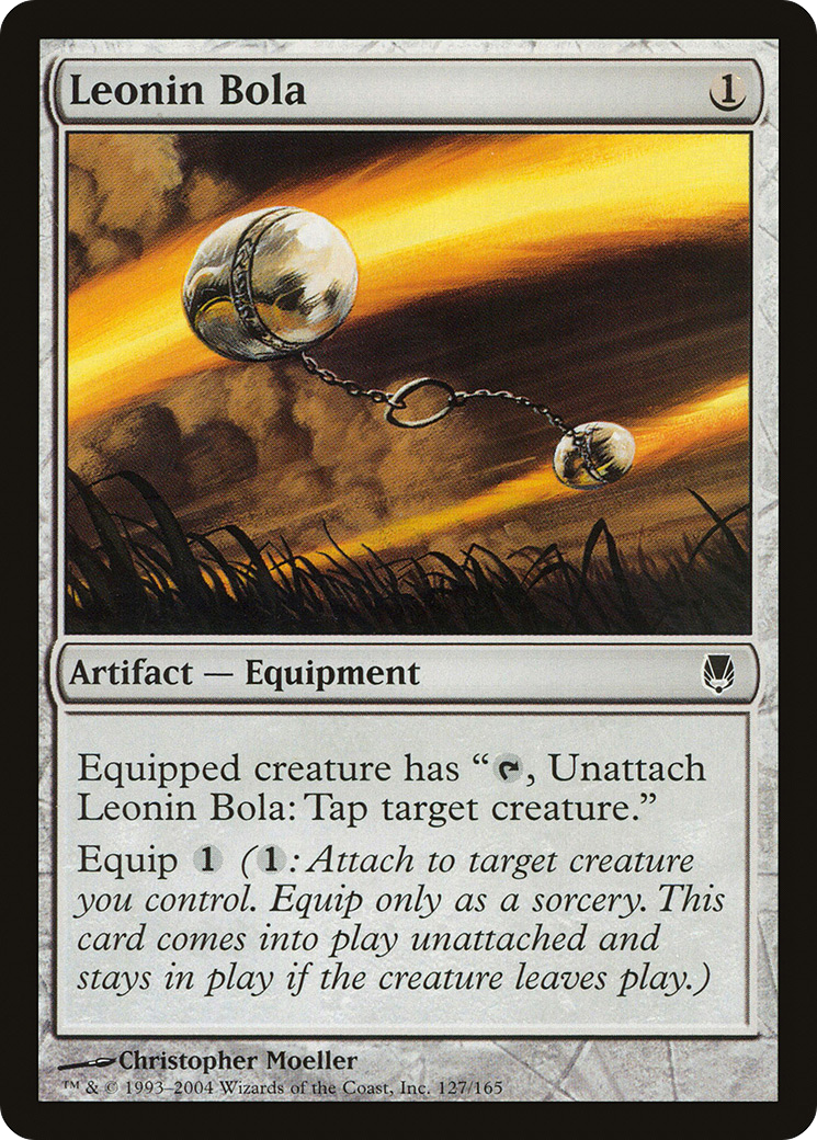 Leonin Bola (DST-127) - Darksteel Foil - Premium MTG Single from Wizards of the Coast - Just $0.17! Shop now at Game Crave Tournament Store