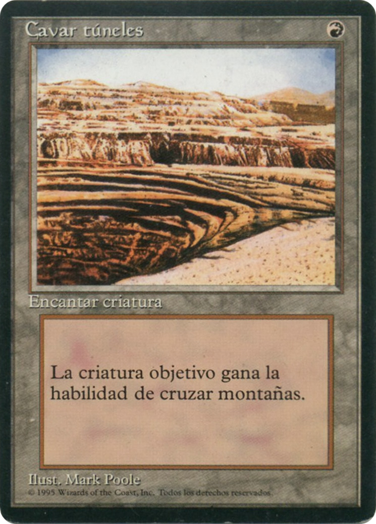 Burrowing (4BB-180) - Fourth Edition Foreign Black Border - Premium MTG Single from Wizards of the Coast - Just $2.39! Shop now at Game Crave Tournament Store