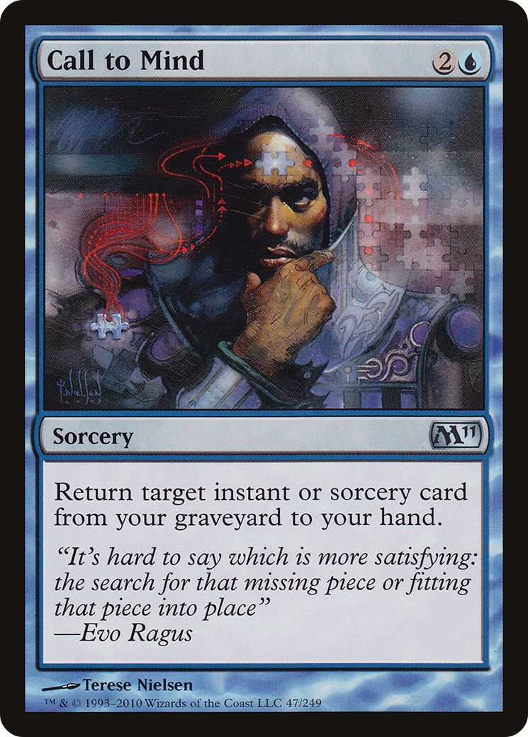 Call to Mind (M11-047) - Magic 2011 - Premium MTG Single from Wizards of the Coast - Just $0.18! Shop now at Game Crave Tournament Store