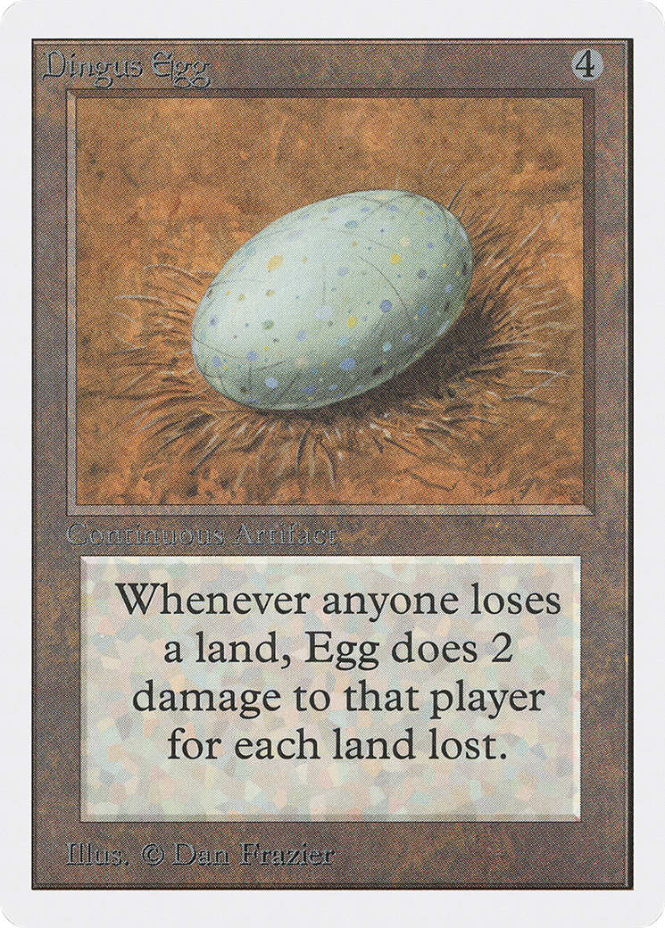 Dingus Egg (2ED-242) - Unlimited Edition - Premium MTG Single from Wizards of the Coast - Just $4.39! Shop now at Game Crave Tournament Store