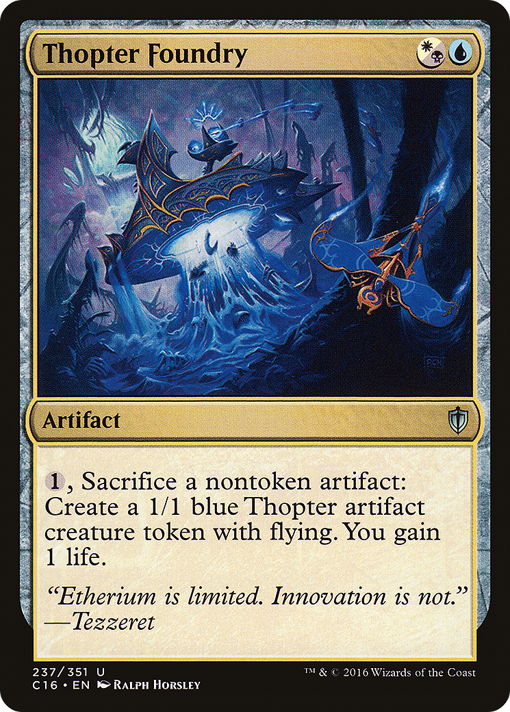 Thopter Foundry (C16-237) - Commander 2016 - Premium MTG Single from Wizards of the Coast - Just $0.10! Shop now at Game Crave Tournament Store