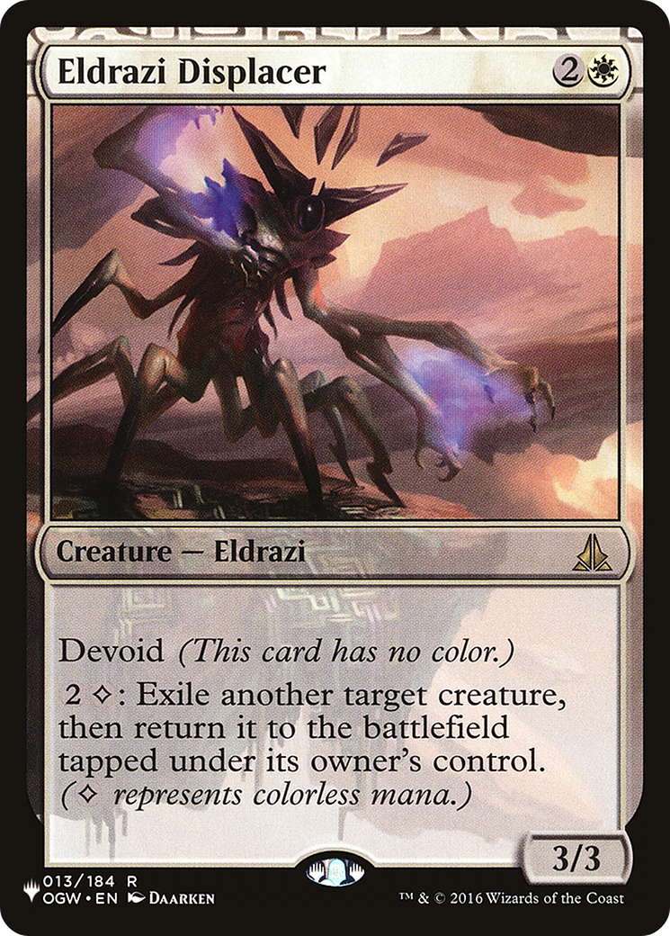 Eldrazi Displacer (PLIST-014) - The List: (devoid) - Premium MTG Single from Wizards of the Coast - Just $1.28! Shop now at Game Crave Tournament Store