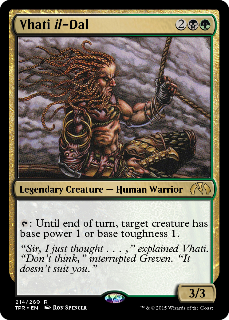 Vhati il-Dal (TPR-214) - Tempest Remastered - Premium MTG Single from Wizards of the Coast - Just $0! Shop now at Game Crave Tournament Store