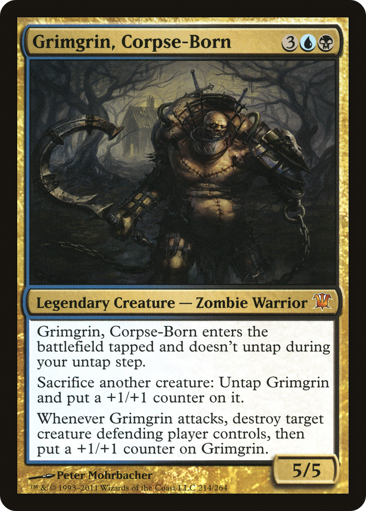 Grimgrin, Corpse-Born (ISD-214) - Innistrad Foil - Premium MTG Single from Wizards of the Coast - Just $2.04! Shop now at Game Crave Tournament Store