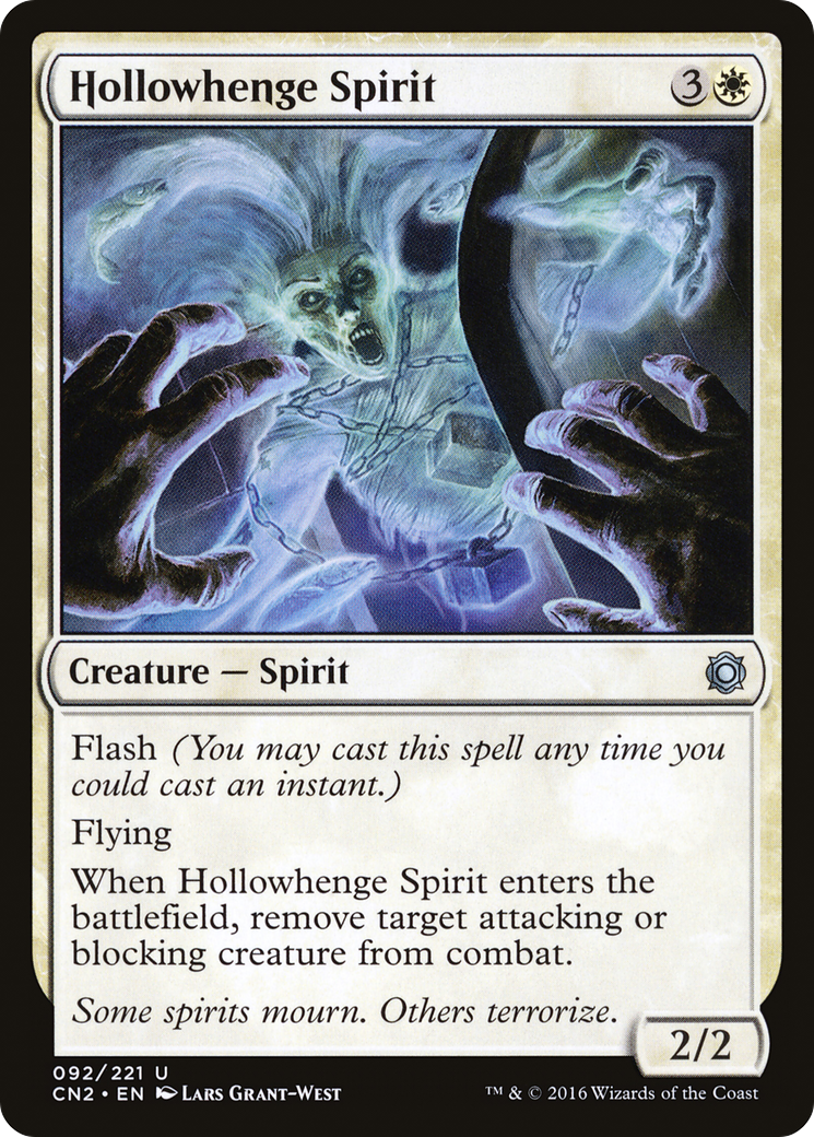 Hollowhenge Spirit (CN2-092) - Conspiracy: Take the Crown Foil - Premium MTG Single from Wizards of the Coast - Just $0.09! Shop now at Game Crave Tournament Store