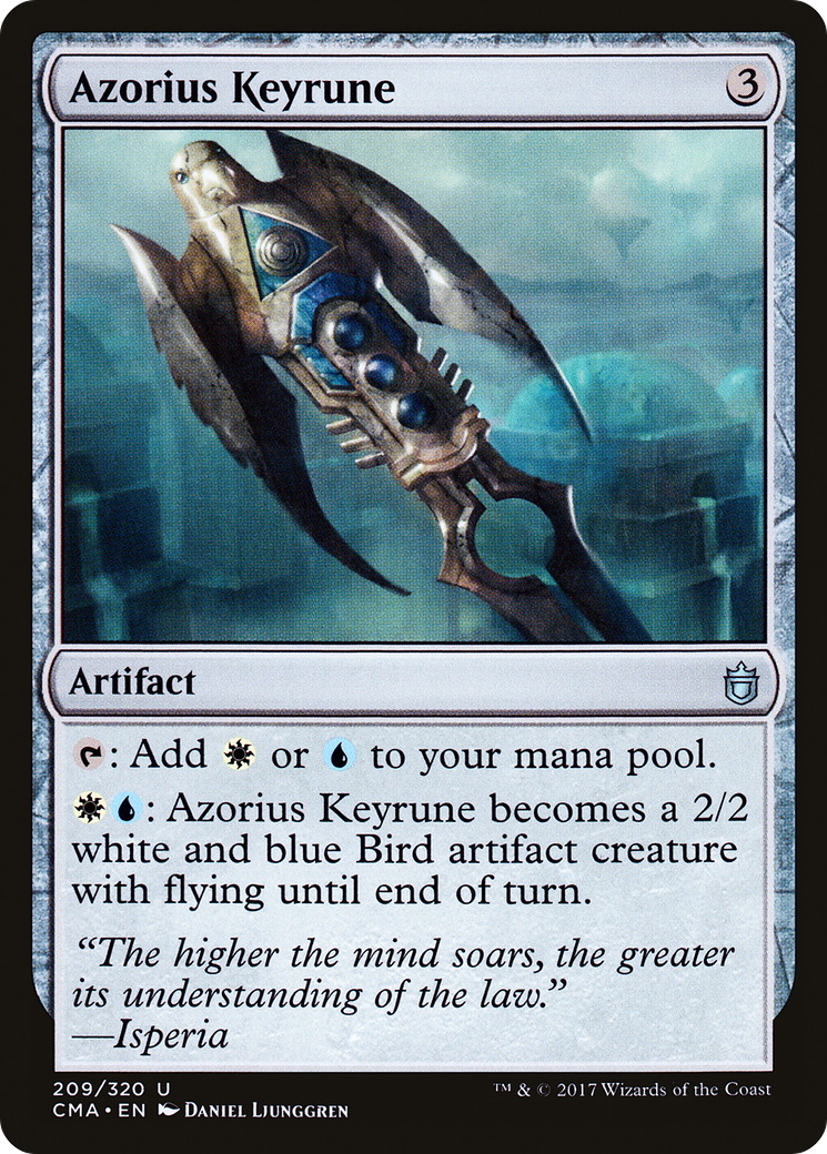 Azorius Keyrune (CMA-209) - Commander Anthology - Premium MTG Single from Wizards of the Coast - Just $0.08! Shop now at Game Crave Tournament Store