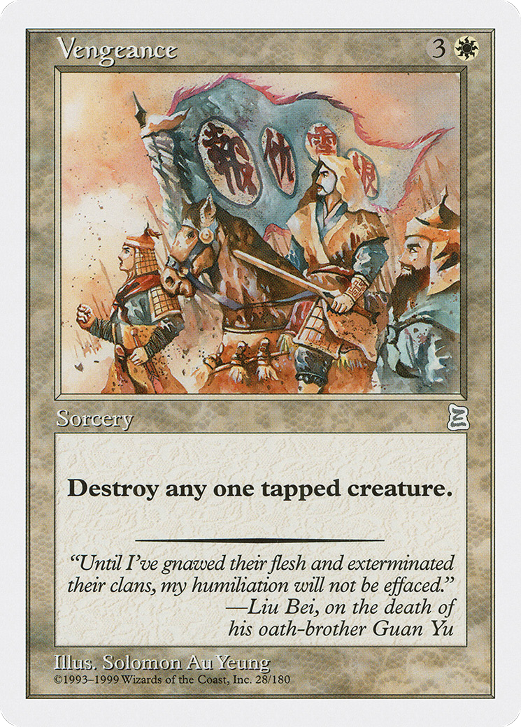 Vengeance (PTK-028) - Portal Three Kingdoms - Premium MTG Single from Wizards of the Coast - Just $0.33! Shop now at Game Crave Tournament Store