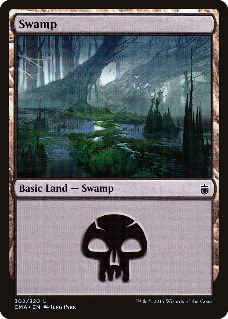 Swamp (CMA-302) - Commander Anthology - Premium MTG Single from Wizards of the Coast - Just $0.08! Shop now at Game Crave Tournament Store