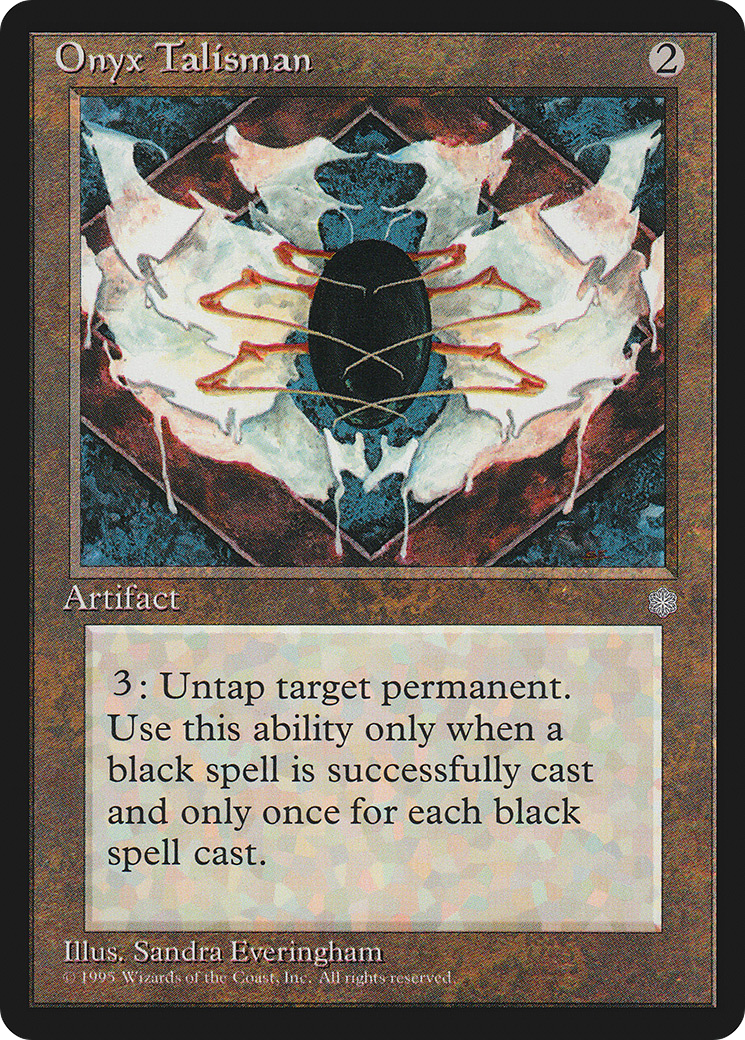 Onyx Talisman (ICE-331) - Ice Age - Premium MTG Single from Wizards of the Coast - Just $0.08! Shop now at Game Crave Tournament Store