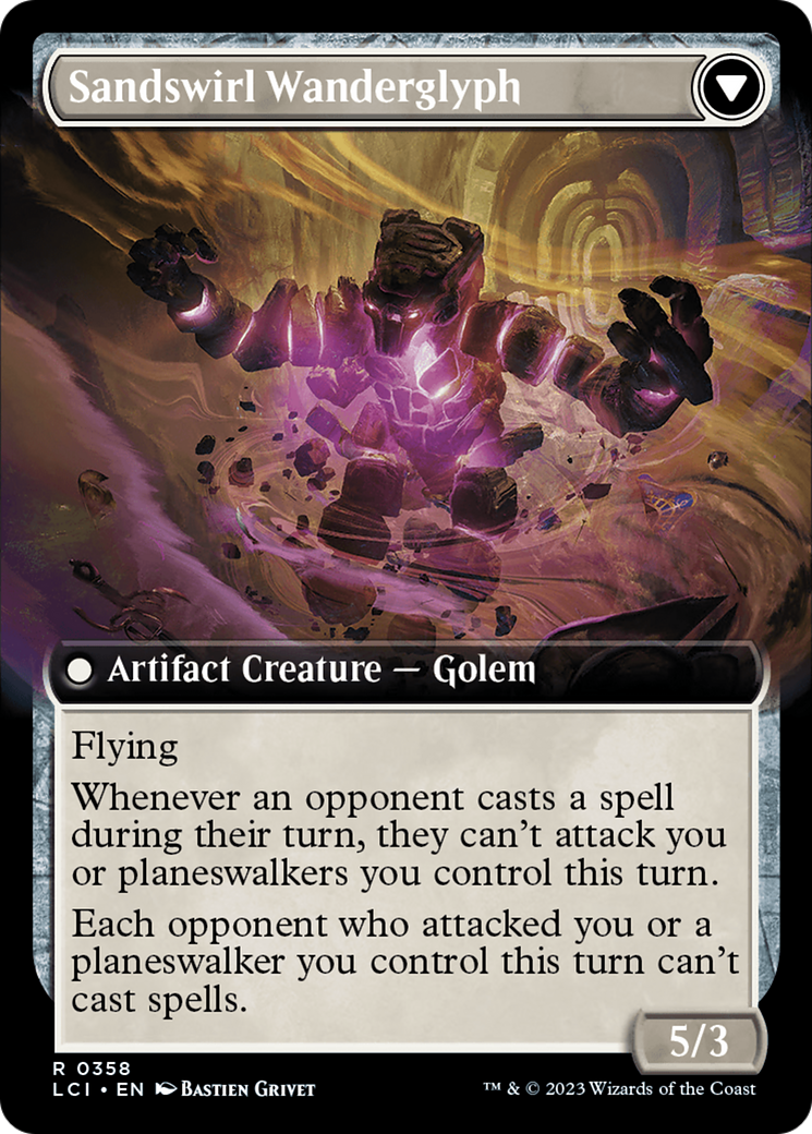 Unstable Glyphbridge // Sandswirl Wanderglyph (LCI-358) - The Lost Caverns of Ixalan: (Extended Art) - Premium MTG Single from Wizards of the Coast - Just $0.08! Shop now at Game Crave Tournament Store