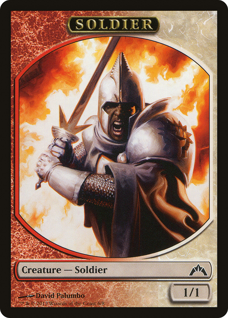Soldier (TGTC-006) - Gatecrash Tokens - Premium MTG Single from Wizards of the Coast - Just $0.08! Shop now at Game Crave Tournament Store