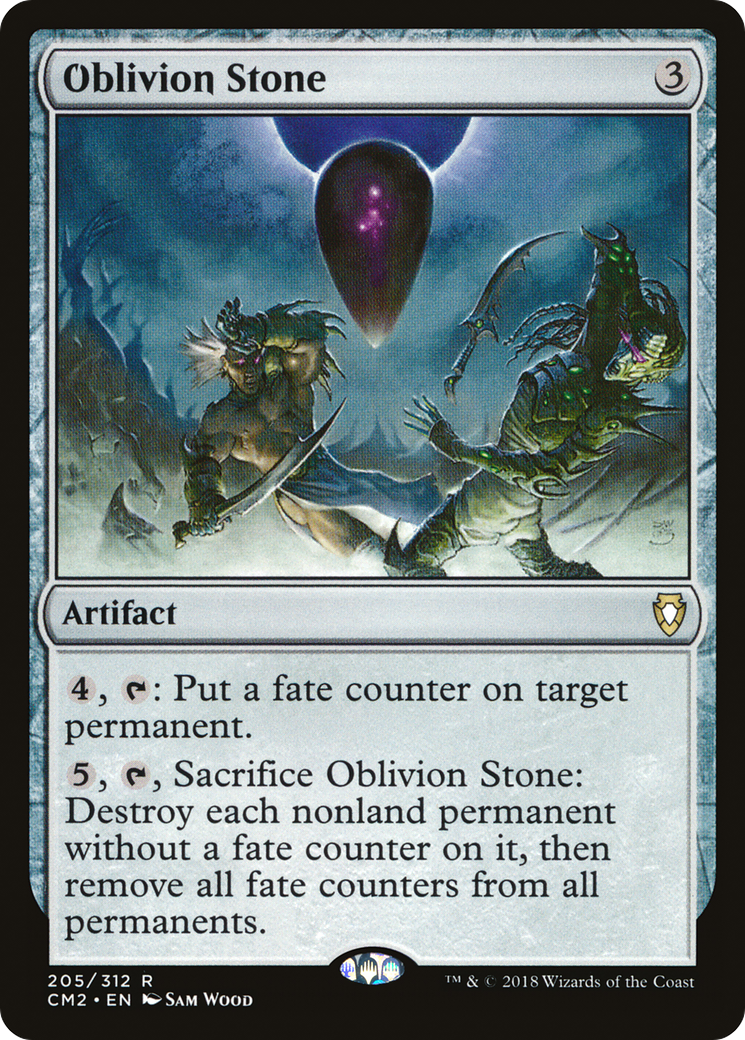 Oblivion Stone (CM2-205) - Commander Anthology Volume II - Premium MTG Single from Wizards of the Coast - Just $0.19! Shop now at Game Crave Tournament Store