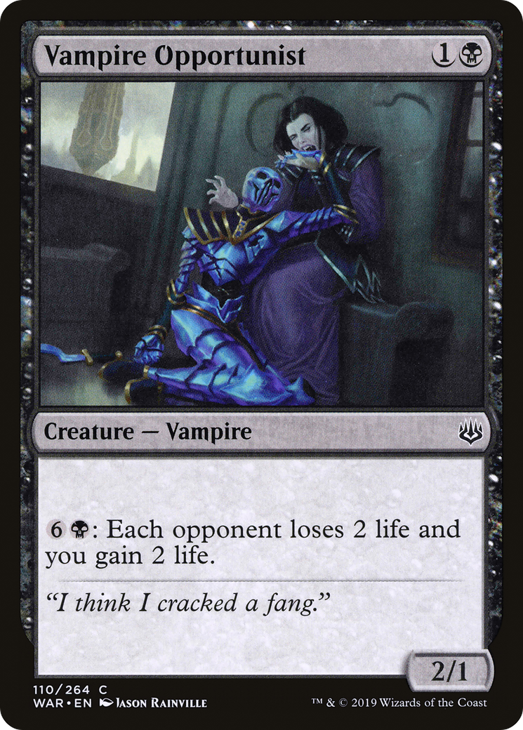 Vampire Opportunist (WAR-110) - War of the Spark Foil - Premium MTG Single from Wizards of the Coast - Just $0.09! Shop now at Game Crave Tournament Store