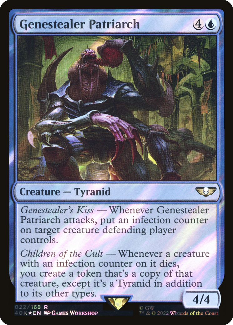 Genestealer Patriarch (40K-22★) - Warhammer 40,000 Commander Foil - Premium MTG Single from Wizards of the Coast - Just $0.08! Shop now at Game Crave Tournament Store