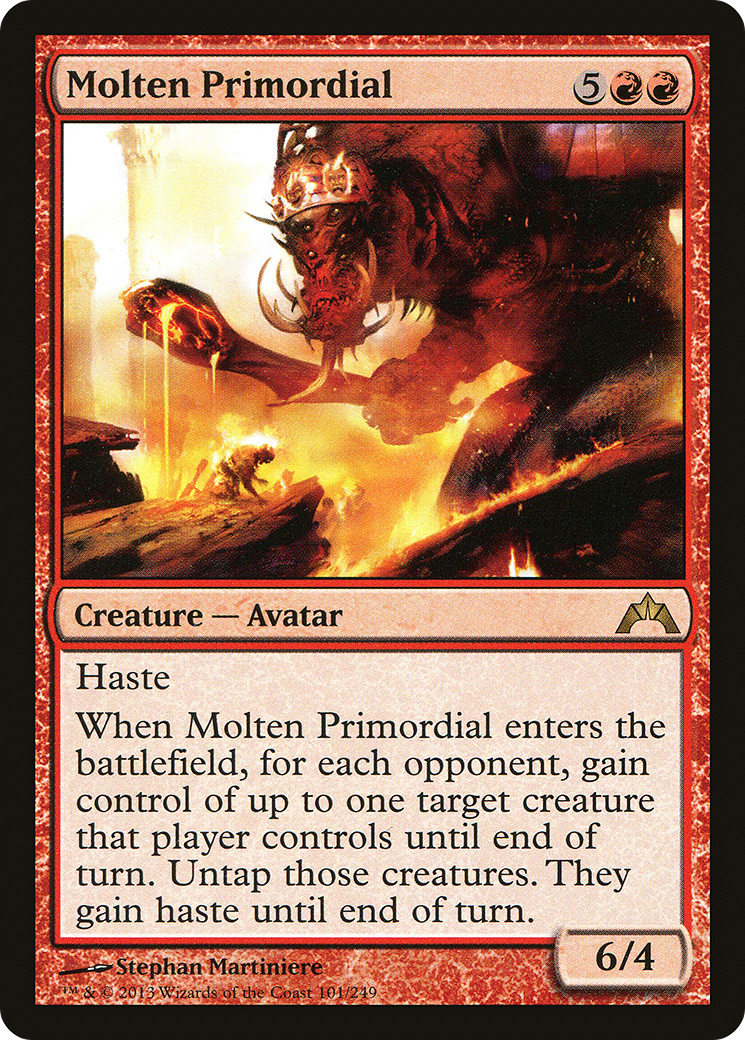 Molten Primordial (GTC-101) - Gatecrash - Premium MTG Single from Wizards of the Coast - Just $0.20! Shop now at Game Crave Tournament Store