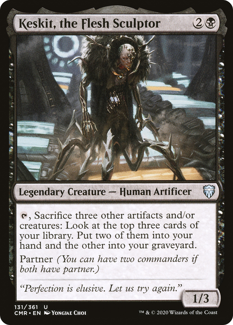 Keskit, the Flesh Sculptor (CMR-131) - Commander Legends - Premium MTG Single from Wizards of the Coast - Just $0.08! Shop now at Game Crave Tournament Store