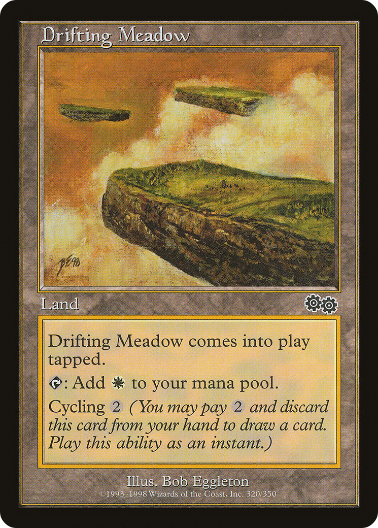 Drifting Meadow (USG-320) - Urza's Saga - Premium MTG Single from Wizards of the Coast - Just $0.08! Shop now at Game Crave Tournament Store