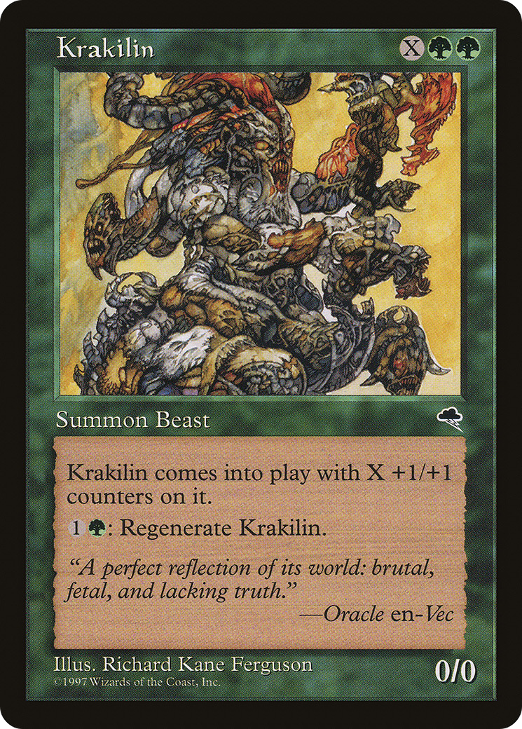 Krakilin (TMP-235) - Tempest - Premium MTG Single from Wizards of the Coast - Just $0.08! Shop now at Game Crave Tournament Store