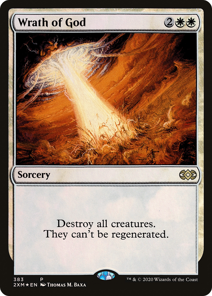 Wrath of God (2XM-383) - Double Masters Foil - Premium MTG Single from Wizards of the Coast - Just $0.63! Shop now at Game Crave Tournament Store