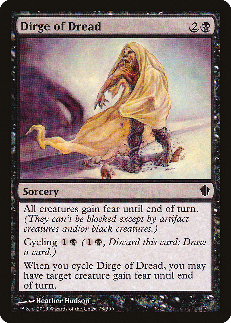 Dirge of Dread (C13-073) - Commander 2013 - Premium MTG Single from Wizards of the Coast - Just $0.08! Shop now at Game Crave Tournament Store