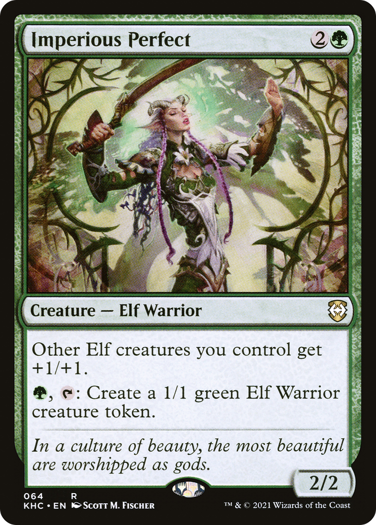 Imperious Perfect (KHC-064) - Kaldheim Commander - Premium MTG Single from Wizards of the Coast - Just $0.20! Shop now at Game Crave Tournament Store