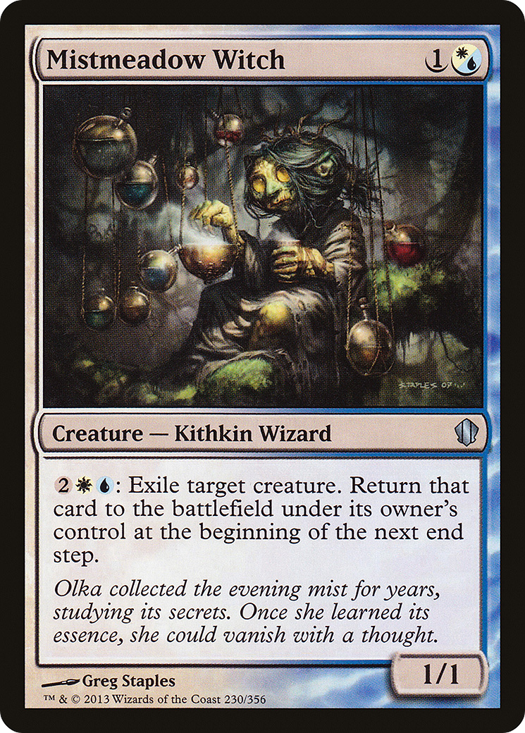 Mistmeadow Witch (C13-230) - Commander 2013 - Premium MTG Single from Wizards of the Coast - Just $0.08! Shop now at Game Crave Tournament Store