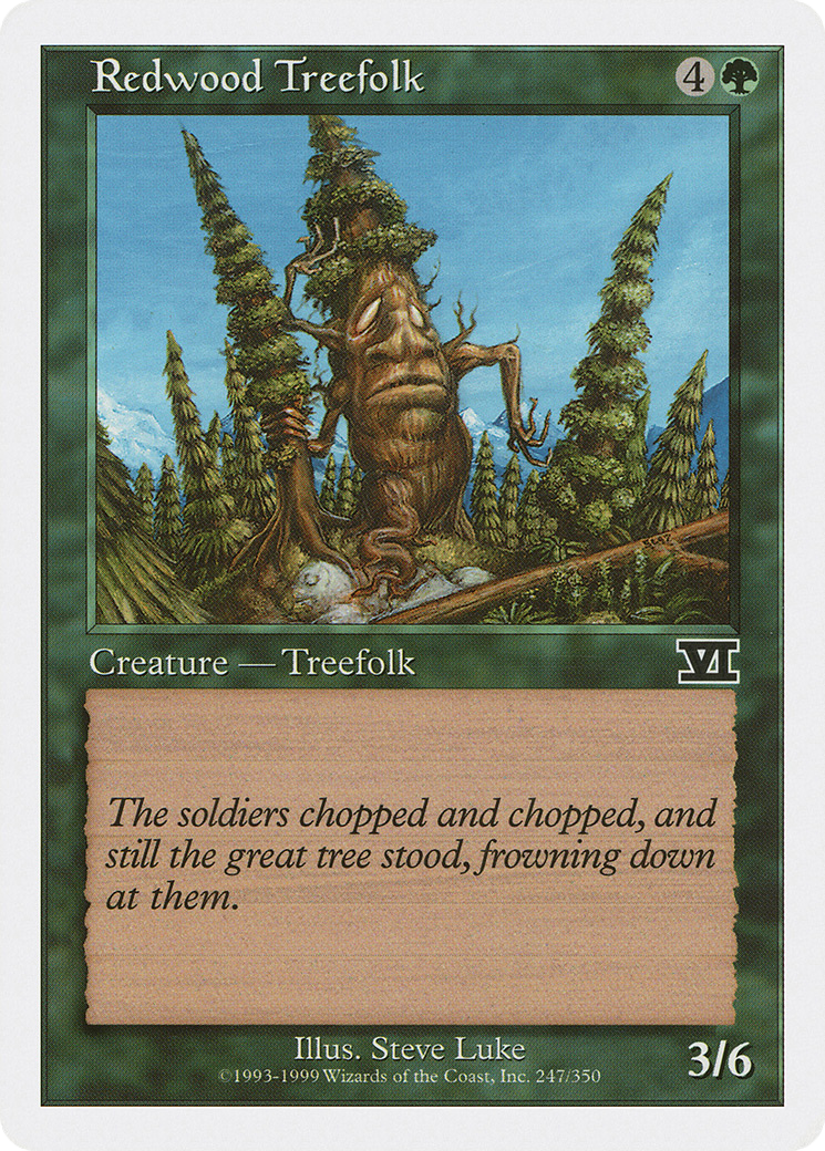 Redwood Treefolk (6ED-247) - Classic Sixth Edition - Premium MTG Single from Wizards of the Coast - Just $0.08! Shop now at Game Crave Tournament Store