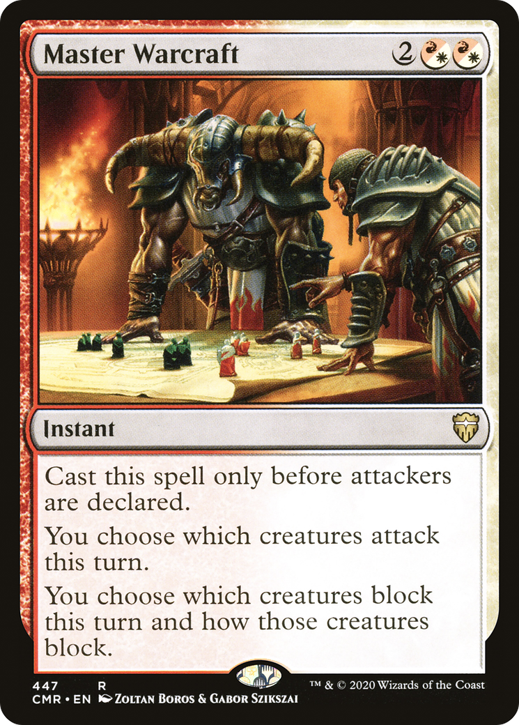 Master Warcraft (CMR-447) - Commander Legends - Premium MTG Single from Wizards of the Coast - Just $0.15! Shop now at Game Crave Tournament Store