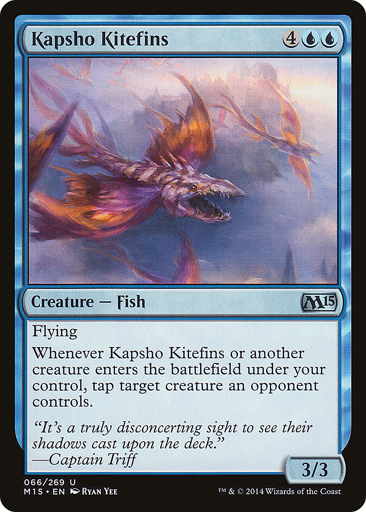 Kapsho Kitefins (M15-066) - Magic 2015 - Premium MTG Single from Wizards of the Coast - Just $0.08! Shop now at Game Crave Tournament Store