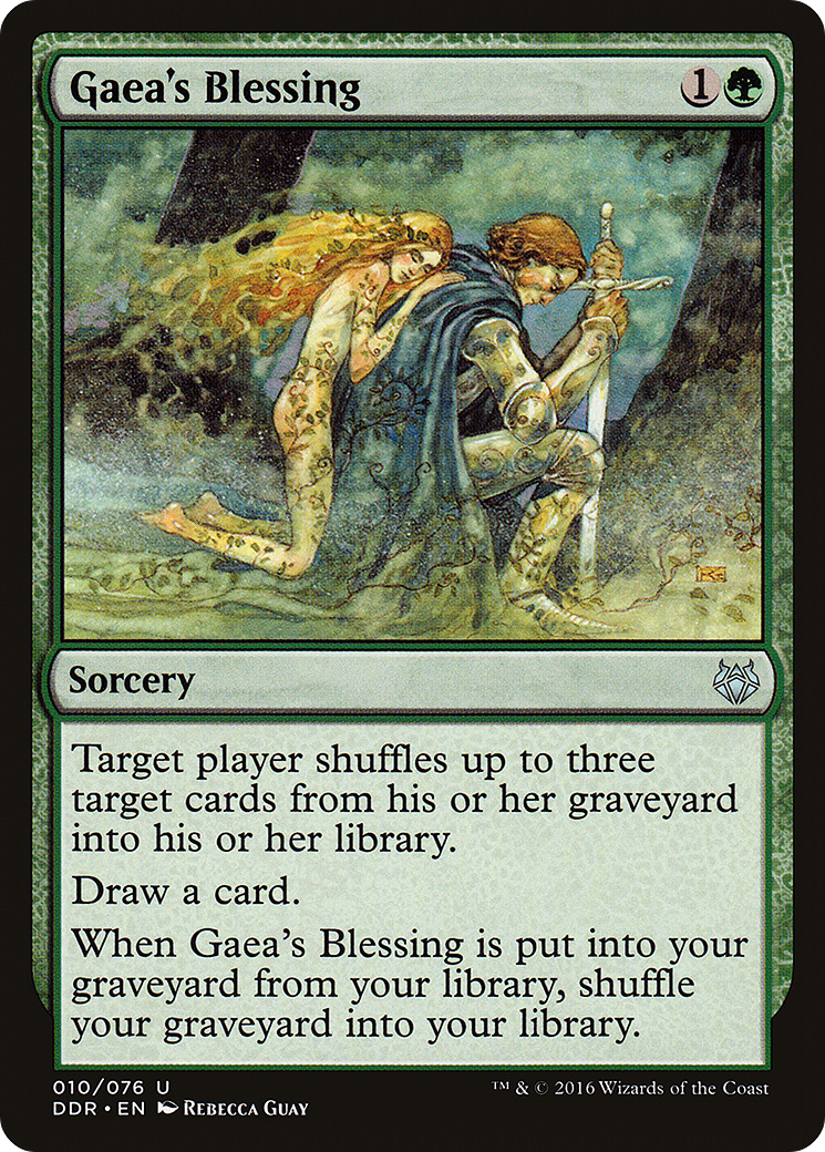 Gaea's Blessing (DDR-010) - Duel Decks: Nissa vs. Ob Nixilis - Premium MTG Single from Wizards of the Coast - Just $0.08! Shop now at Game Crave Tournament Store